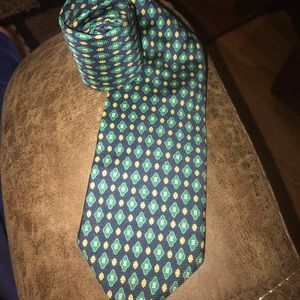 Green neck tie